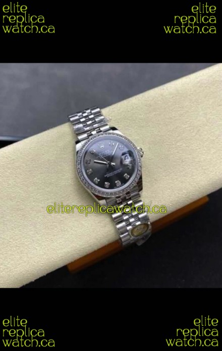 Rolex Super Clone Datejust 31MM Grey Dial Jubilee Super Clone Watch