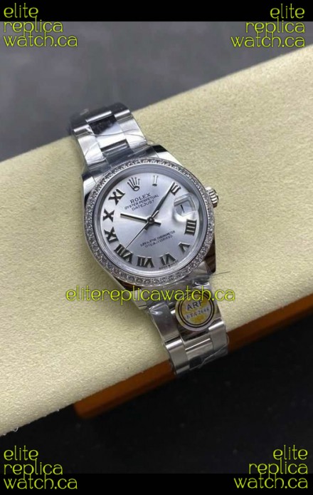 Rolex Super Clone Datejust 31MM White Dial Oyster Super Clone Watch 