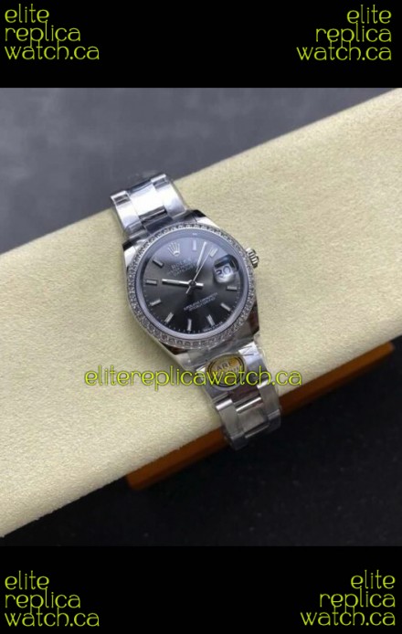Rolex Super Clone Datejust 31MM Grey Dial Oyster Super Clone Watch