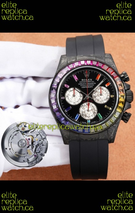 Rolex Daytona DiW Carbon Edition Watch - Forged Cabon Super Clone Watch 