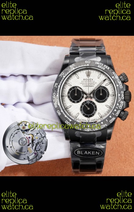 Rolex Daytona Blaken 4131 Movement Meteorite Dial Super Clone Watch 