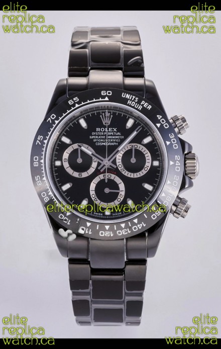 Rolex Daytona AET Black Ceramic 4130 Movment Super Clone Watch 