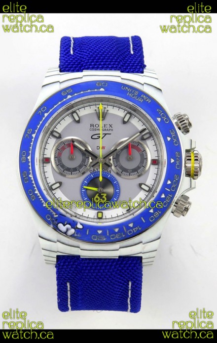 Rolex Daytona DiW Porsche Gt3 White Carbon Super Clone Watch 