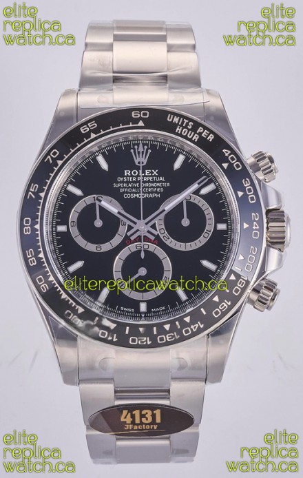 Rolex Daytona 126500 Black Dial Stick Markers FREE SPRUNG MVMT Super Clone Watch 