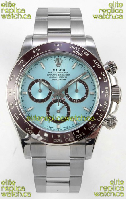Rolex Daytona 126506 Ice Blue Stick Markers FREE SPRUNG MVMT Super Clone Watch 