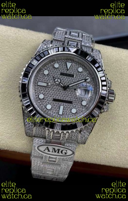 Rolex Submariner 116610 Iced Out Edition 1 Swiss Replica Watch 