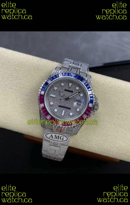 Rolex Submariner 116610 Iced Out Edition 2 Swiss Replica Watch 