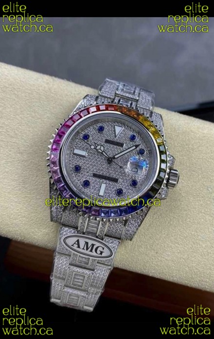 Rolex Submariner 116610 Iced Out Edition 9 Swiss Replica Watch 