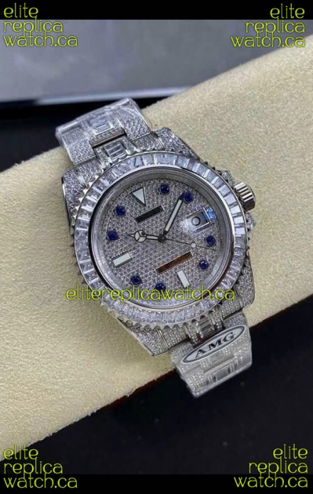Rolex Submariner 116610 Iced Out Edition 11 Swiss Replica Watch 