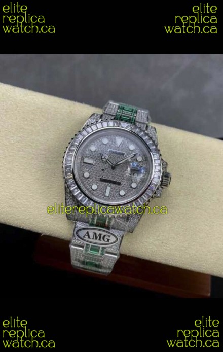 Rolex Submariner 116610 Iced Out Edition 14 Swiss Replica Watch 