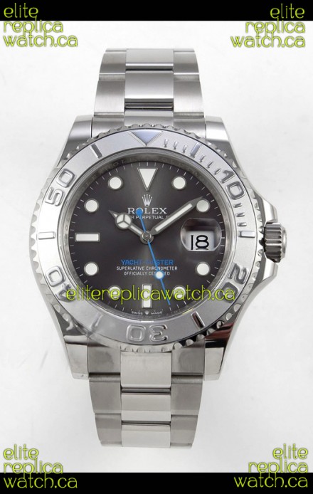 Rolex Yachtmaster 40mm Grey Dial 3235 Movement Blue Dial Superclone Watch 