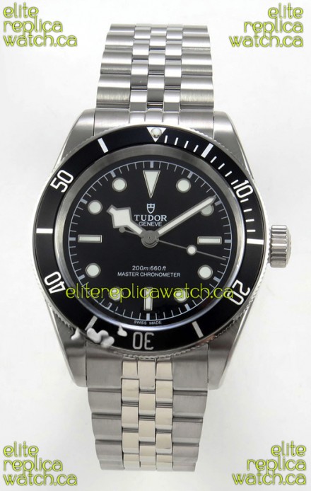 Tudor Black Bay 41 Black Dial and Bezel Jubilee Super Clone Watch 