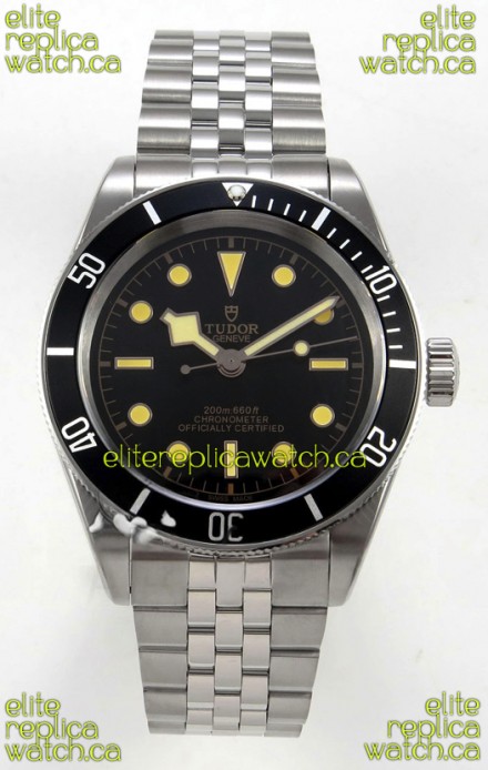 Tudor Black Bay 41 Black Dial and Bezel Jubilee Super Clone Watch 