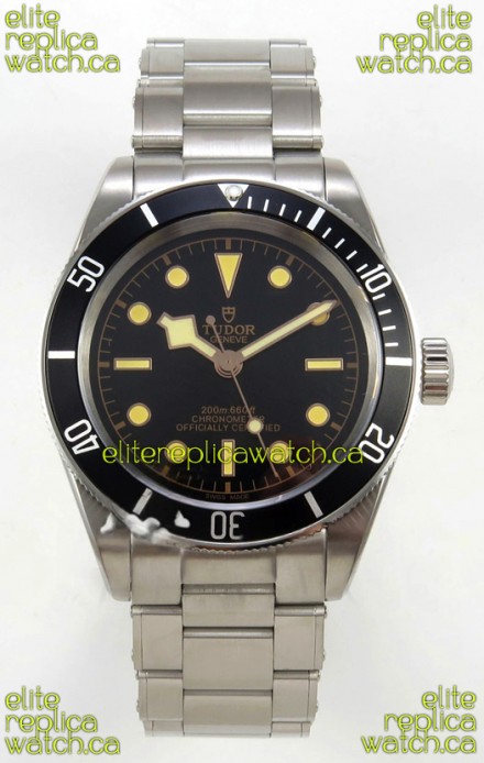Tudor Black Bay 41 Black Dial and Bezel Oyster Super Clone Watch 
