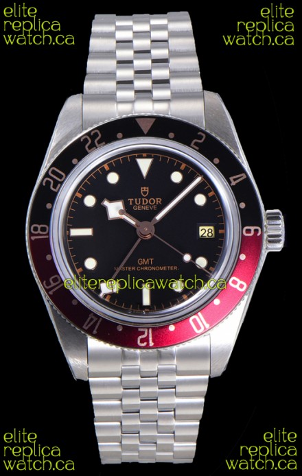 Tudor Black Bay GMT Red Dial Watch Blacl/Red Bezel Jubilee Super Clone Watch 
