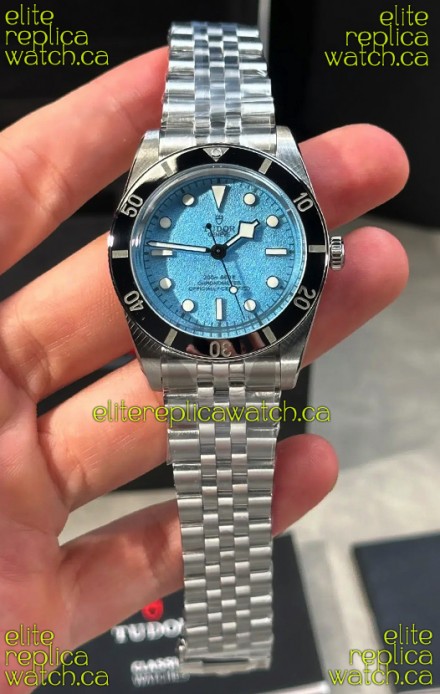 Tudor Black Bay 54 Lagoon Blue Dial 37MM Jubilee Super Clone Watch 