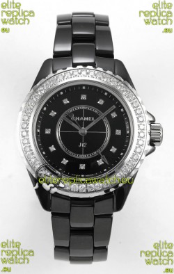 Chanel J12 38MM Black Ceramic Case Watch Automatic 1:1 Mirror Replica Watch