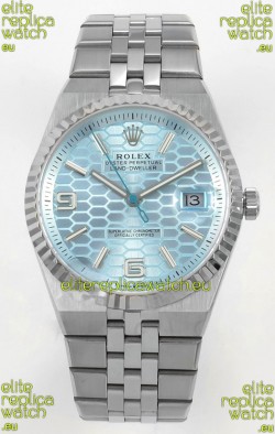 Rolex Land-Dweller 127336 Ice Blue Honeycomb 40MM Swiss Replica Watch 