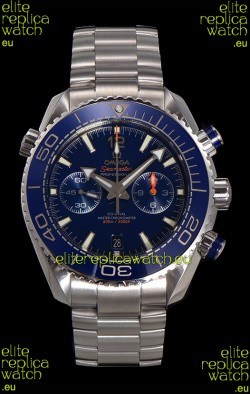 Omega Super Clone Planet Ocean 600M Chronograph 904L Steel Replica Watch 