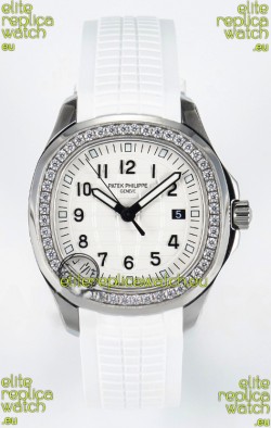 Patek Philippe Aquanaut 5267 White Dial Swiss Quartz Movement Replica Watch 