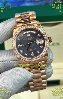 Rolex Day Date Presidential 18K Rose Gold Watch 40MM - Pearl Dial 1:1 Mirror Quality