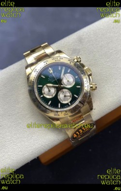 Rolex Daytona Super Clone M116505 Rose Gold Green Dial Original Cal.4131 Movement - 904L Steel Watch