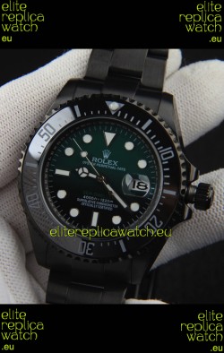 Rolex Sea Dweller Japanese Movement Replica Watch Green Dial 43MM