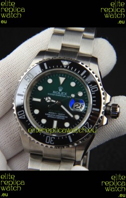 Rolex Sea Dweller Japanese Movement Replica Watch Green Dial 43MM