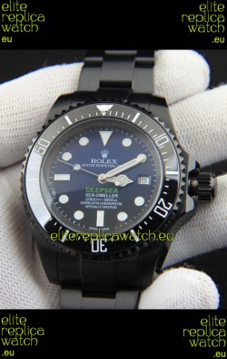 Rolex Sea Dweller Japanese Movement Replica Watch Blue Dial 44MM