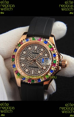 Rolex Yachtmaster Everrose Gold Japanese Replica Watch - 40MM