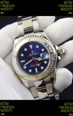 Rolex Yachtmaster Stainless Steel Japanese Replica Watch - 40MM - Blue Dial 