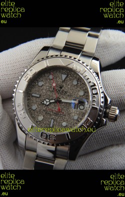 Rolex Yachtmaster Stainless Steel Japanese Replica Watch - 40MM - Grey Dial 
