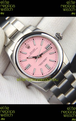 Rolex Oyster Perpetual Japanese Movement Replica Watch 36MM - Pink Dial
