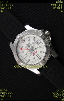 Breitling Avenger II GMT Swiss 1:1 Mirror Replica Watch in White Dial 