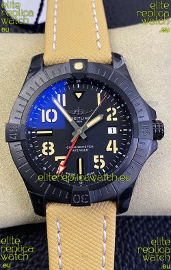 Breitling Avenger GMT 45V32395101B1X1 1:1 Mirror Swiss Replica Watch - Titanium Case
