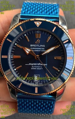 Breitling SuperOcean Heritage II B20 44MM Blue Dial Two Tone Bezel 1:1 Mirror Replica