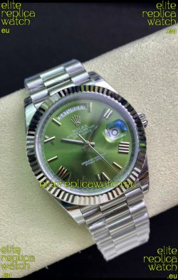 Rolex Day Date Presidential M228239-0033 904L Steel 40MM - Olive Green Dial 1:1 Mirror Quality Watch