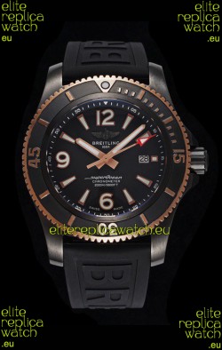 Breitling Superocean Automatic 46 Black Steel - Black Dial in DLC Coated Casing 