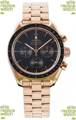Omega Speedmaster Rose Gold Co-Axial Chronograph 41MM 1:1 Mirror Replica Watch