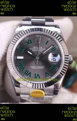 Rolex Datejust Wimbledon Cal.3235 Movement Swiss Watch - Ultimate 904L Steel 41MM