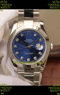 Rolex Datejust 41MM Cal.3135 Movement Swiss Replica Watch in 904L Steel Two Tone Grey Dial
