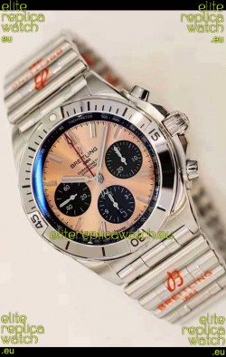 Breitling Chronomat B01 42 Edition Swiss 904L Steel Casing Copper Dial 1:1 Mirror Replica Watch