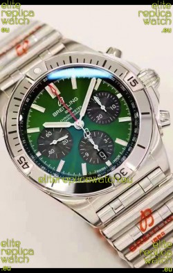 Breitling Chronomat B01 42 Edition Swiss 904L Steel Casing Green Dial 1:1 Mirror Replica Watch