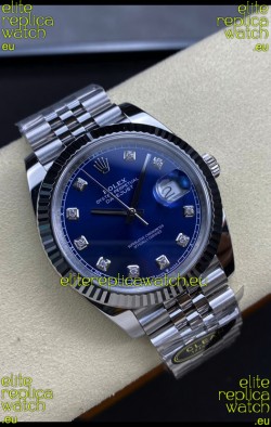 Rolex Datejust 126334 41MM ETA 3235 Swiss 1:1 Mirror Replica Watch in 904L Steel - Blue Dial