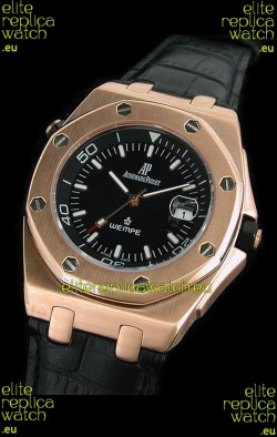 Audemars Piguet Royal Oak Scuba Wempe Swiss Watch in Gold