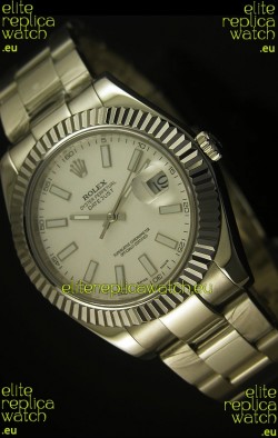 Rolex Datejust Swiss Watch in White Dial - 2836-2 ETA 