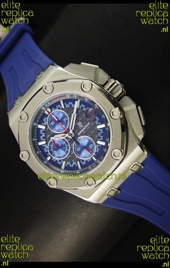 Audemars Piguet Royal Oak Offshore Michael Schumacher Quartz Movement Watch in Blue 