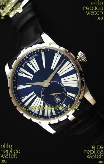 Roger Dubuis Excalibur RDDBEX0378 Steel Blue Swiss Replica Watch 