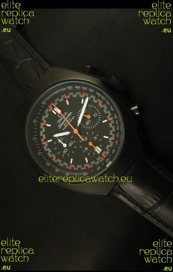 Omega Speedmaster MARK II Co-Axial Chronograph PVD Case Watch