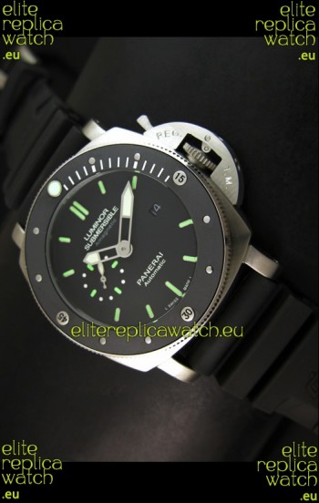 Panerai Luminor Submersible PAM389 Japanese Replica Watch Stainless Steel